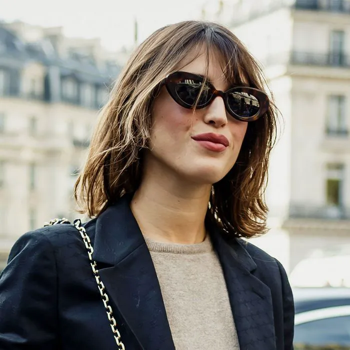 Textured Bob With Blunt Bangs Textured Bob With Blunt Bangs — Winter Bob Haircuts