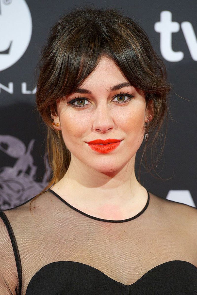 Long Layered Dark Brown With Textured Wispy Bangs Long Layered Dark Brown With Textured Wispy Bangs — Winter Haircuts with Bangs