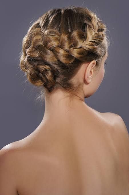 Intricate Braided Updo Light Brown Intricate Braided Updo Light Brown — Winter Updos