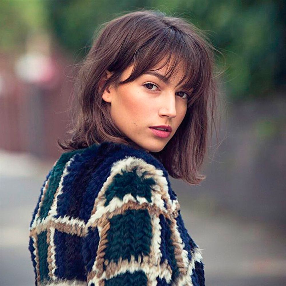 Shaggy Lob With Wispy Bangs Shaggy Lob With Wispy Bangs — Winter Haircuts for Women