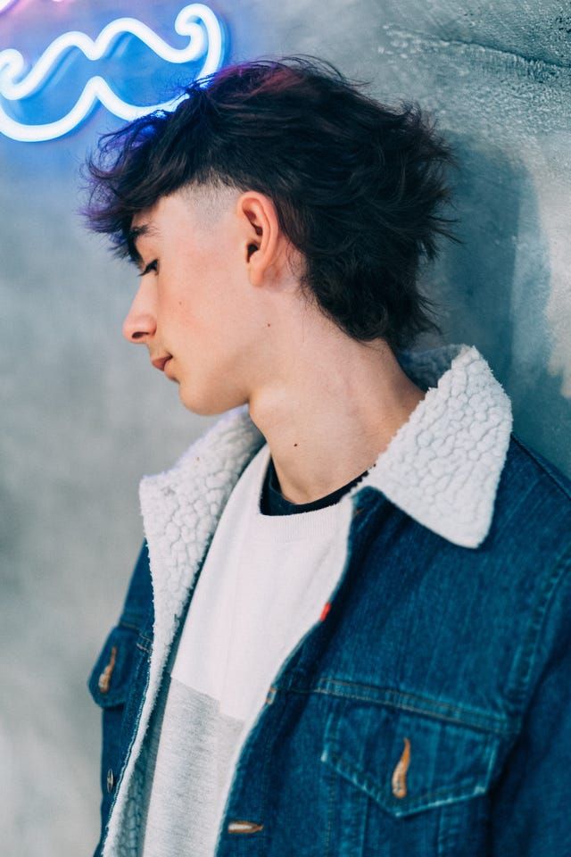 Modern Mullet With Short Fringe — Winter Haircuts for Men
