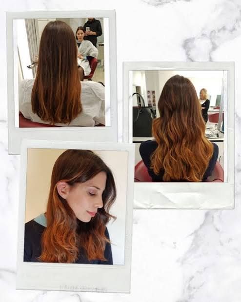 Wavy Bob With Warm Copper Chestnut — Chestnut Brown Hair