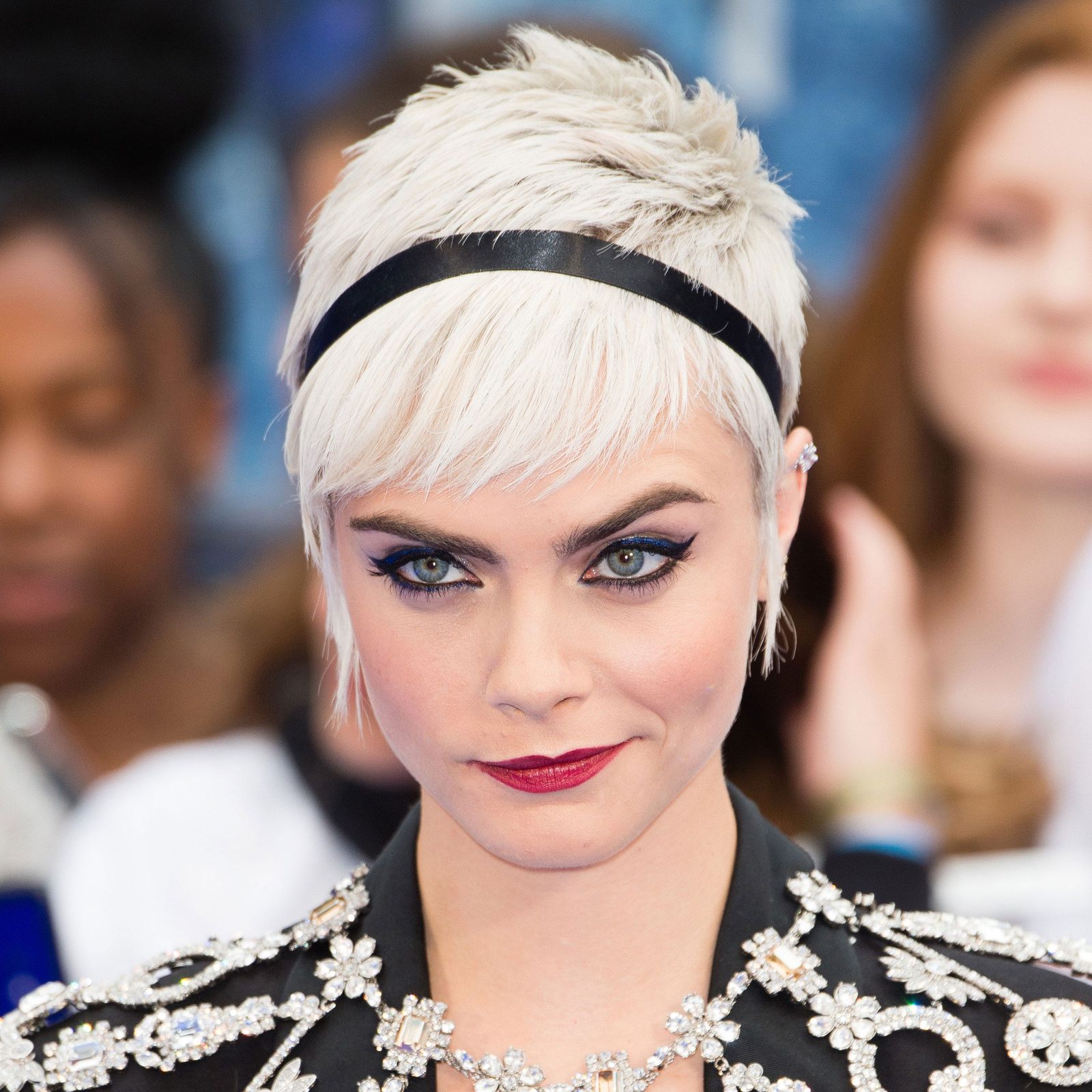 Platinum Blonde Visual Idea — Winter Hair Colors for Short Hair
