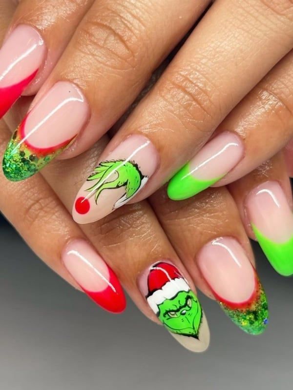 Christmas Visual Idea Christmas Visual Idea — Grinch Nails 2026