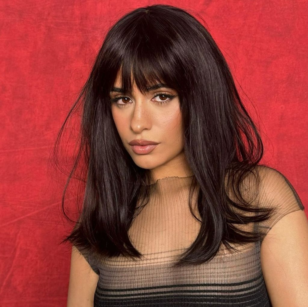 Mid-Back Layers With Face-Framing Pieces — Winter Haircuts for Oval Faces