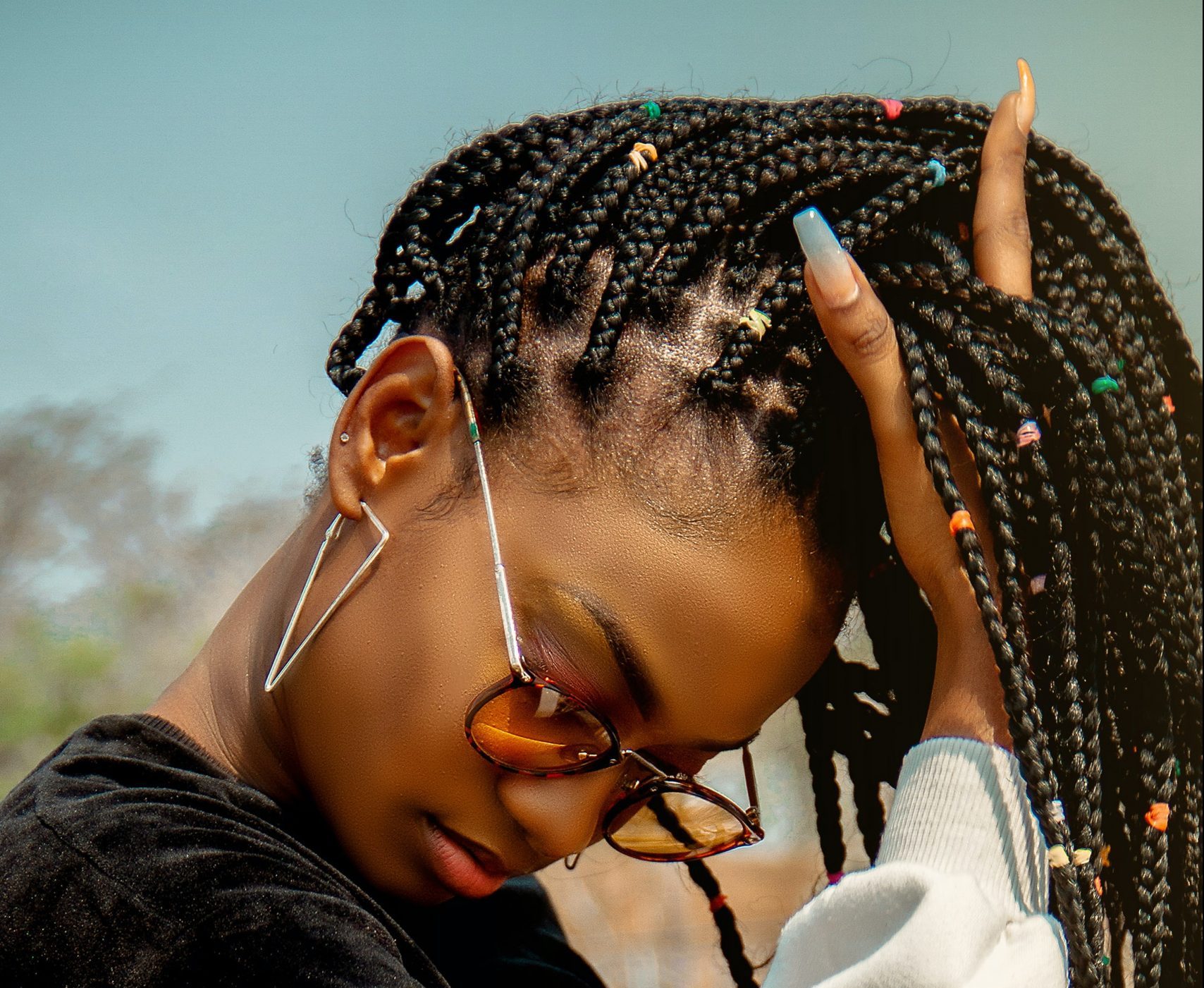 Shoulder Length Blowout With Volume Shoulder Length Blowout With Volume — Winter Haircuts for Black Women