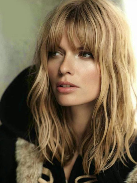 Blonde With Wispy Bangs Blonde With Wispy Bangs — Long Winter Haircuts