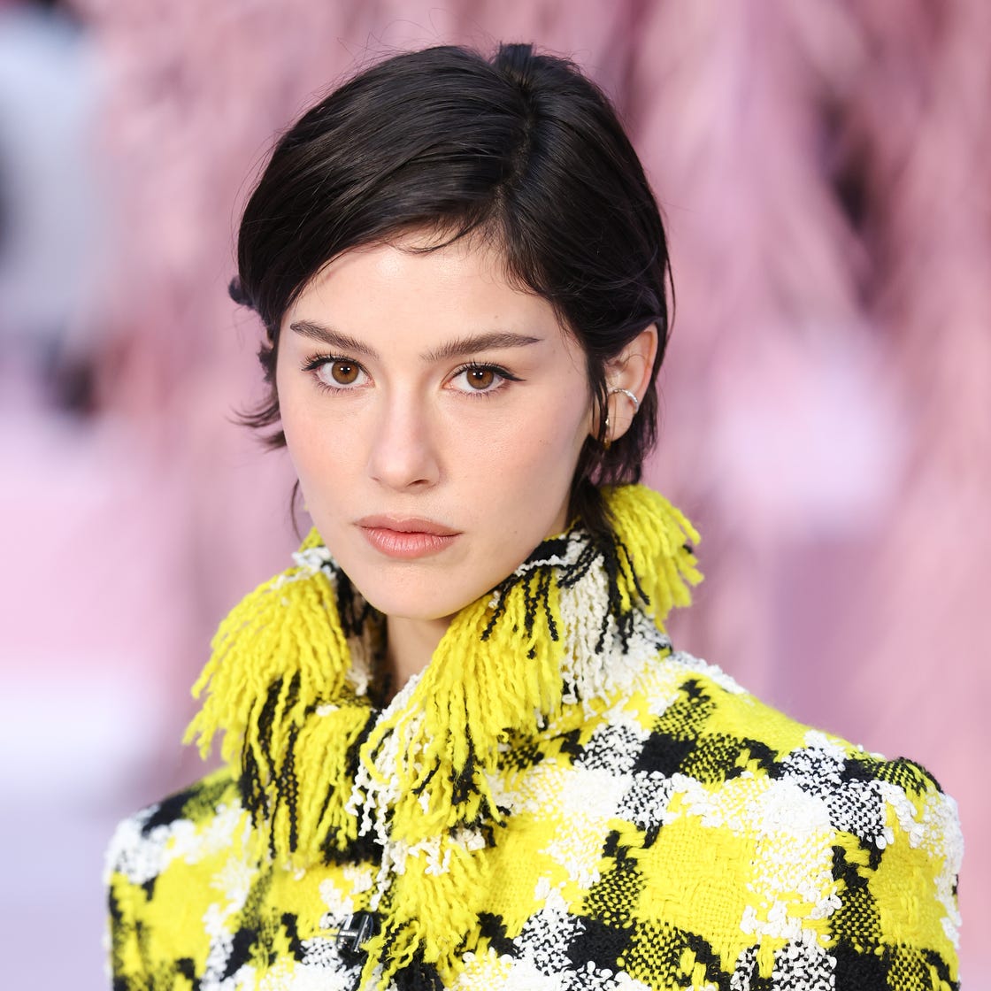 Dark Brown Pixie Clean Shape Dark Brown Pixie Clean Shape — Winter Pixie Haircuts
