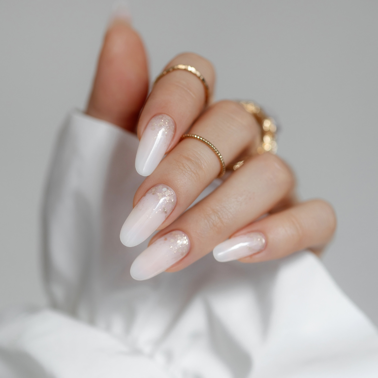 Wedding Special Event Visual Idea Wedding Special Event Visual Idea — Milky White Nails