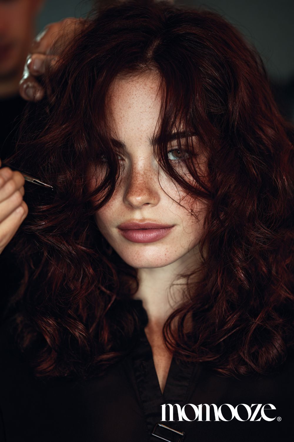 Chin Visual Idea Chin Visual Idea — Winter Auburn Hair Color