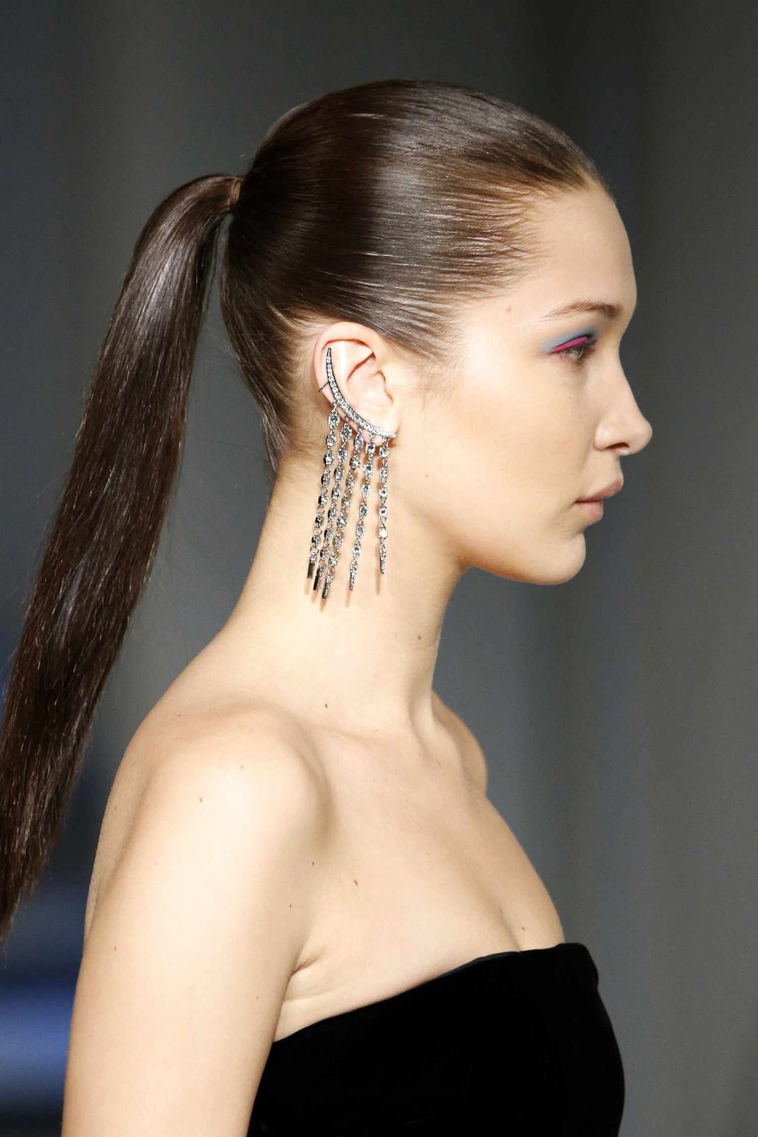 Sleek High Dark Brown Ponytail Sleek High Dark Brown Ponytail — Winter Ponytail Hairstyles
