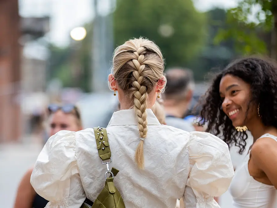 Ash Blonde Fishtail Braid Ash Blonde Fishtail Braid — Winter Party Hairstyles