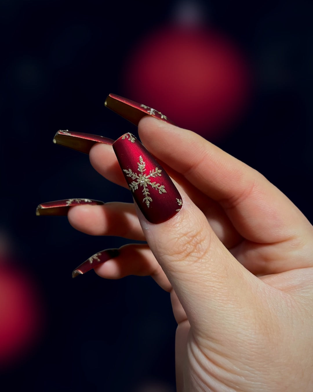 Maximalist Christmas Nail Art Medley Maximalist Christmas Nail Art Medley — Red and Gold Christmas Nails 2026