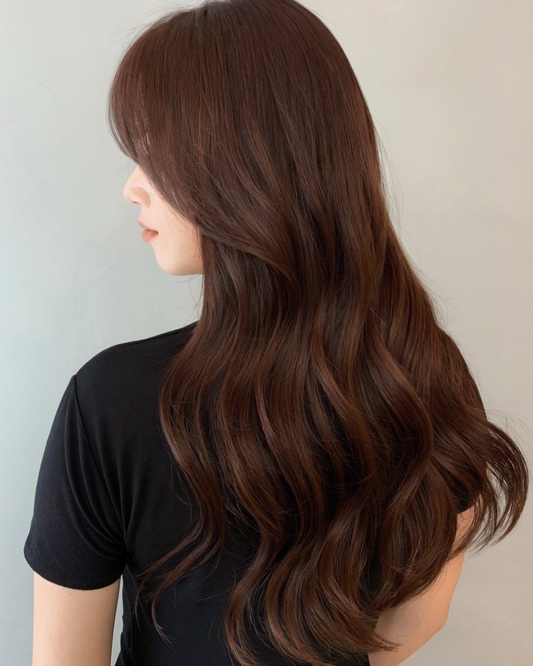 Deep Chocolate Brown Solid Deep Chocolate Brown Solid — Low Maintenance Winter Hair Colors