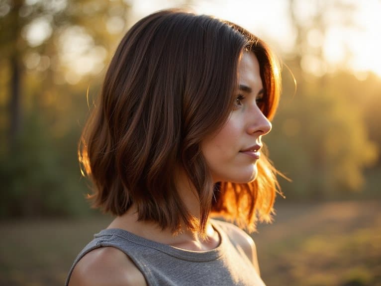 Sleek Collarbone Long Bob Sleek Collarbone Long Bob — Winter Hairstyles for Thick Hair