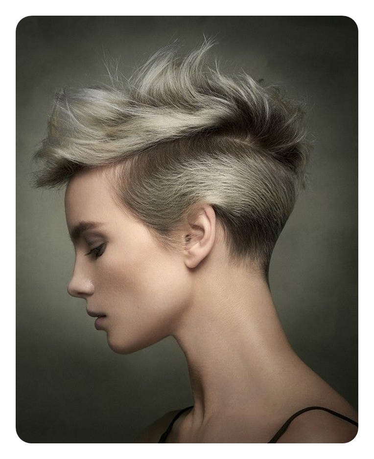 Short On Sides Longer On Top Voluminous Ash Blonde Undercut Pixie Short On Sides Longer On Top Voluminous Ash Blonde Undercut Pixie — Short Winter Haircuts