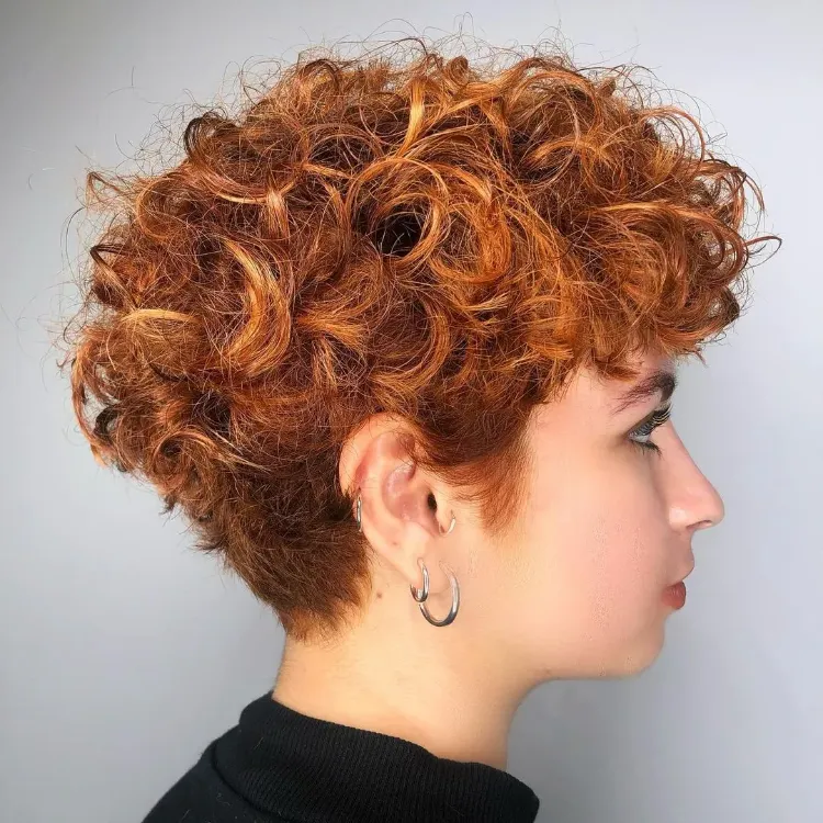 Dark Brown Shag With Full Bangs Dark Brown Shag With Full Bangs — Winter Haircuts for Curly Hair
