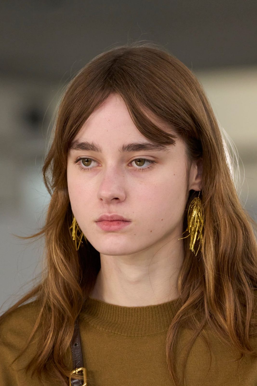 Collarbone Lob With Wispy Bangs Collarbone Lob With Wispy Bangs — Winter Haircuts for Heart Shaped Faces