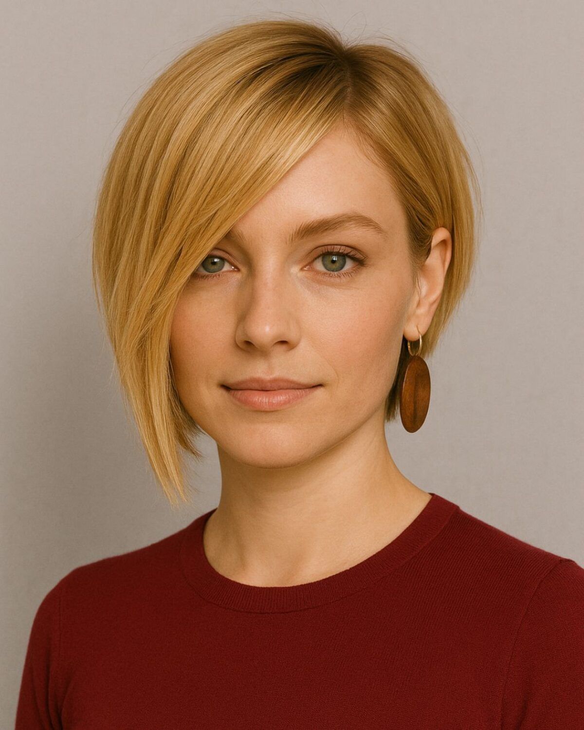 Ear To Jawline Visual Idea — Winter Hair Colors for Short Hair
