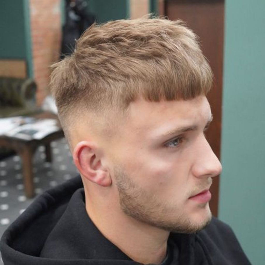 Taper Fade With Textured Fringe Taper Fade With Textured Fringe — Winter Haircuts for Boys