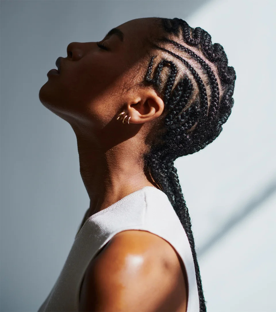 Cornrows to Single Back Braid — Winter Hairstyles for Black Women