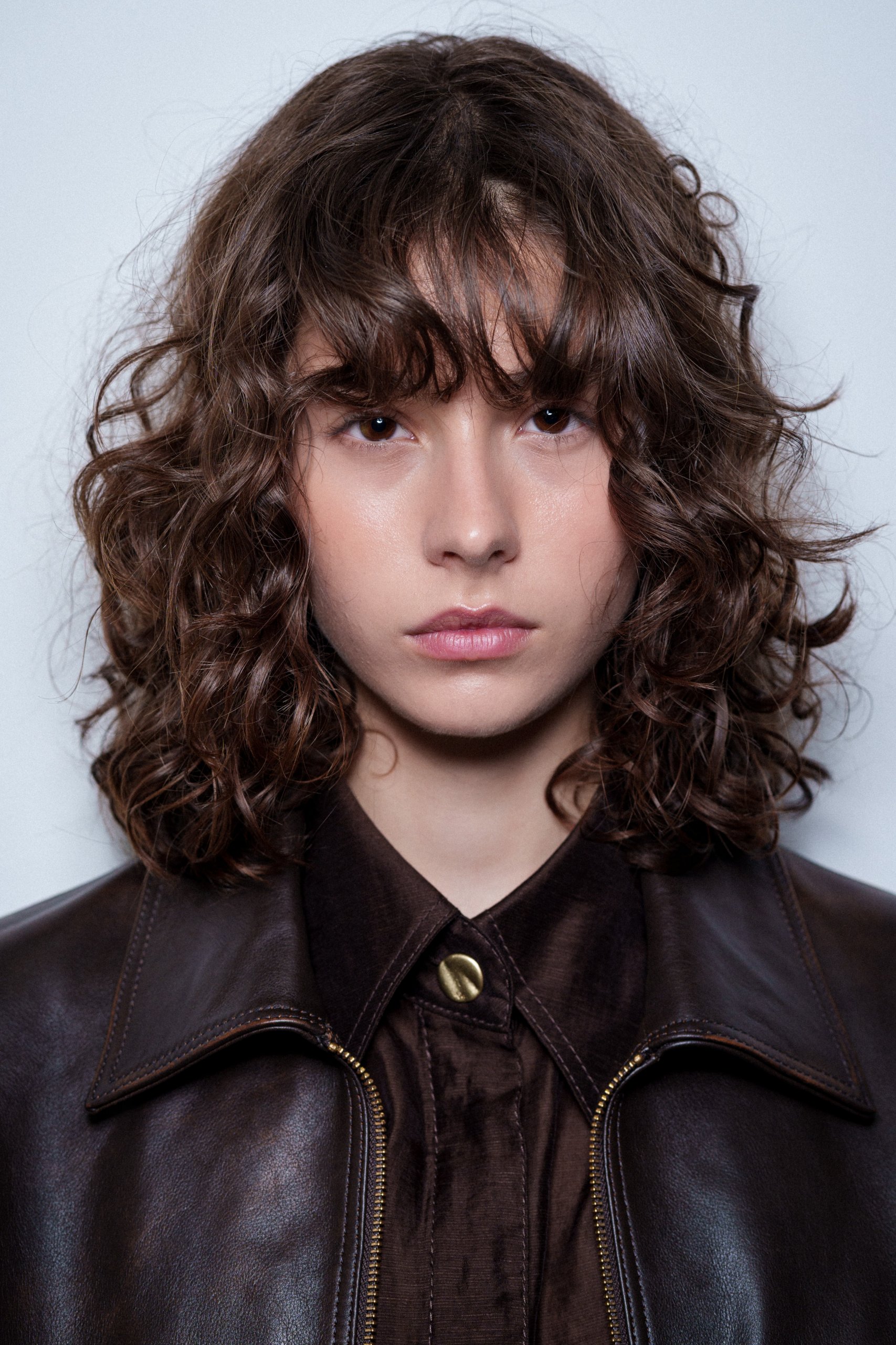 Air-Dried Blonde Ear-Length Bob Air-Dried Blonde Ear-Length Bob — Winter Haircuts for Curly Hair
