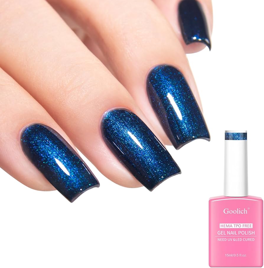 Dense Blue & Silver Glitter Squares Dense Blue & Silver Glitter Squares — Navy Blue Nails