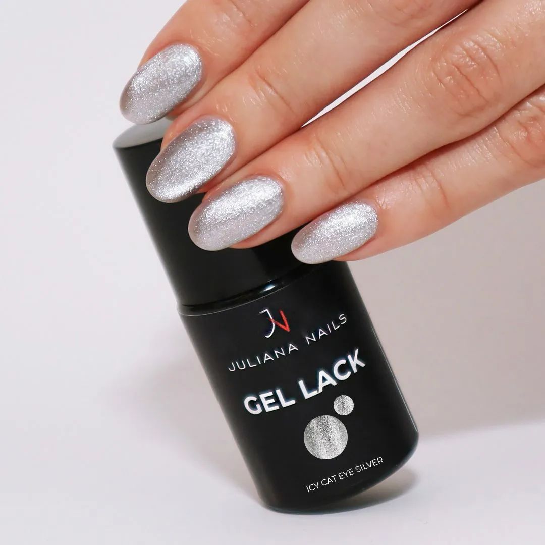 Shimmering Silver Holographic Sparkle Shimmering Silver Holographic Sparkle — Sparkly Winter Nails