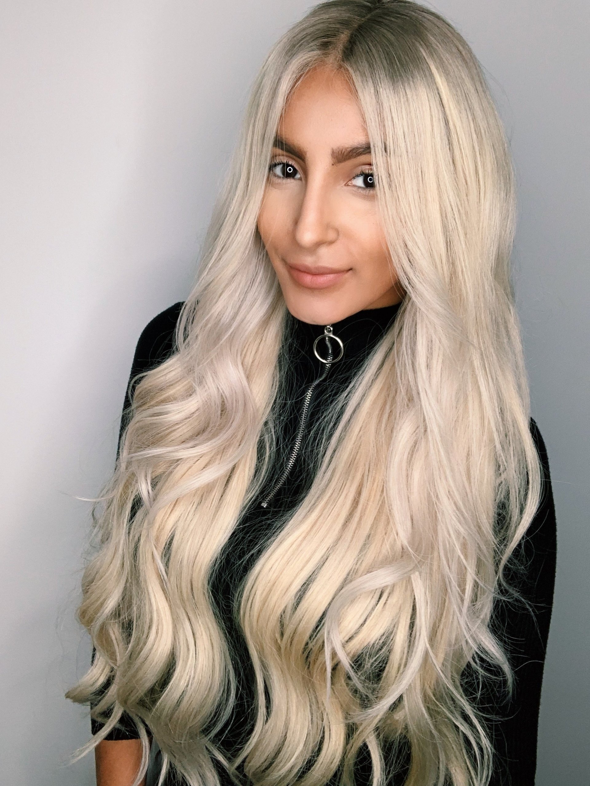 Thick Wavy Balayage Icy Blonde Thick Wavy Balayage Icy Blonde — Icy Blonde Hair