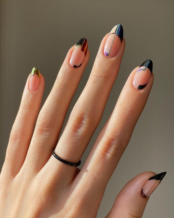 Clean Cuticle Work Even Application Visual Idea Clean Cuticle Work Even Application Visual Idea — New Years French Tip Nails 2027