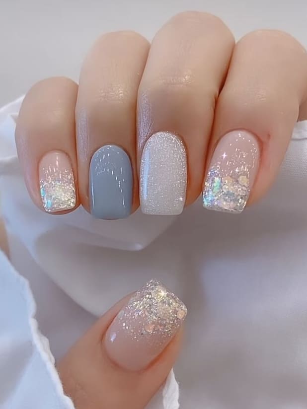 Cute Bear Winter Art Stiletto Nails Cute Bear Winter Art Stiletto Nails — Classy Short Winter Nails