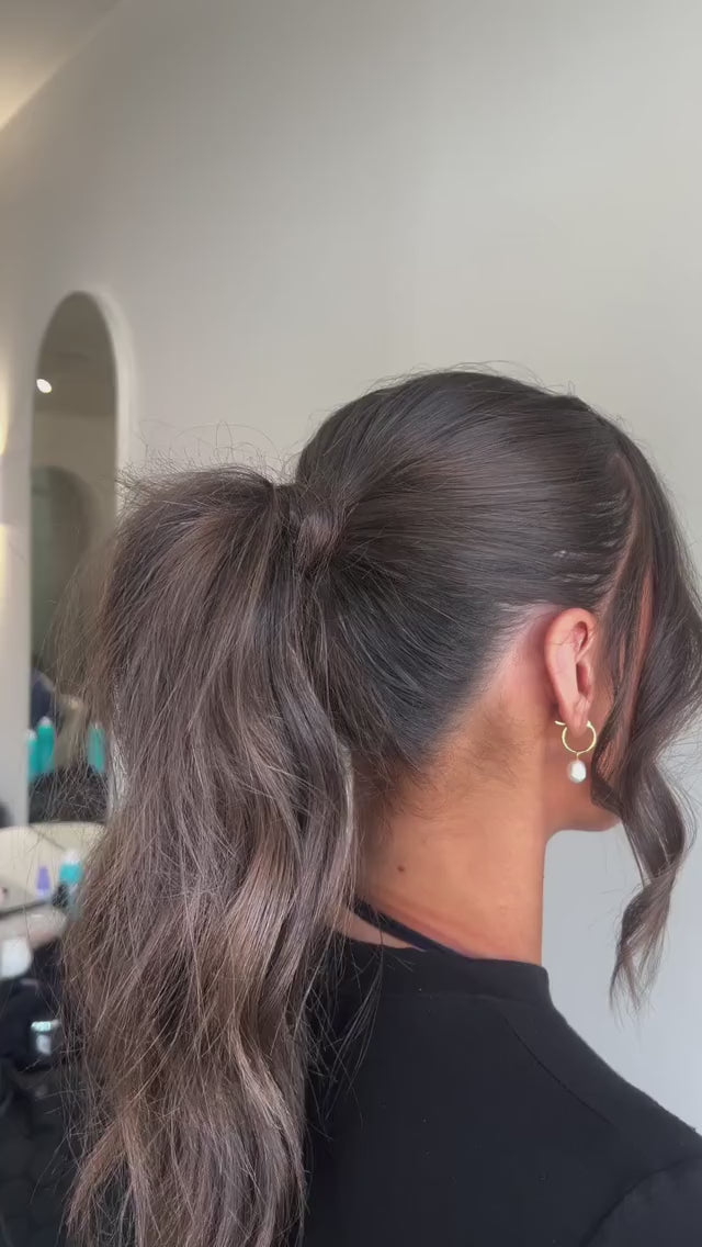 Neat High Ponytail With Waves — Winter Hairstyles for Work