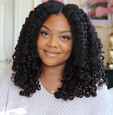 Layered Collarbone Cut With Defined Curls Layered Collarbone Cut With Defined Curls — Winter Haircuts for Black Women
