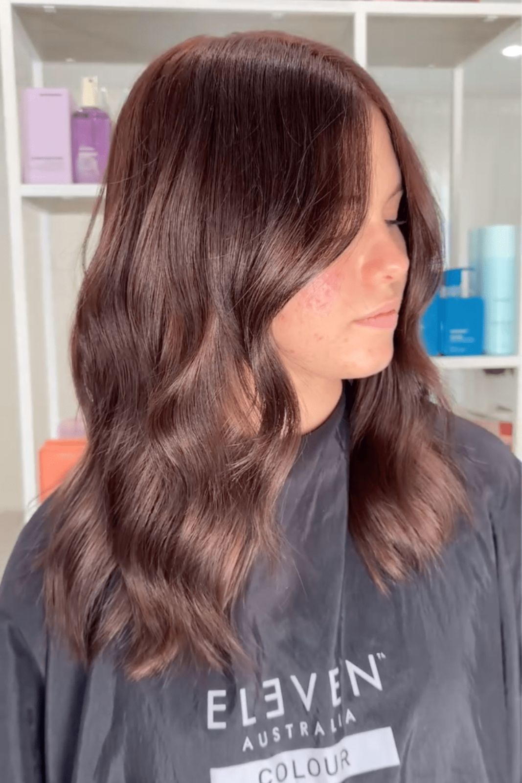 Dark Auburn With Subtle Warm Undertones Visual Idea Dark Auburn With Subtle Warm Undertones Visual Idea — Winter Auburn Hair Color