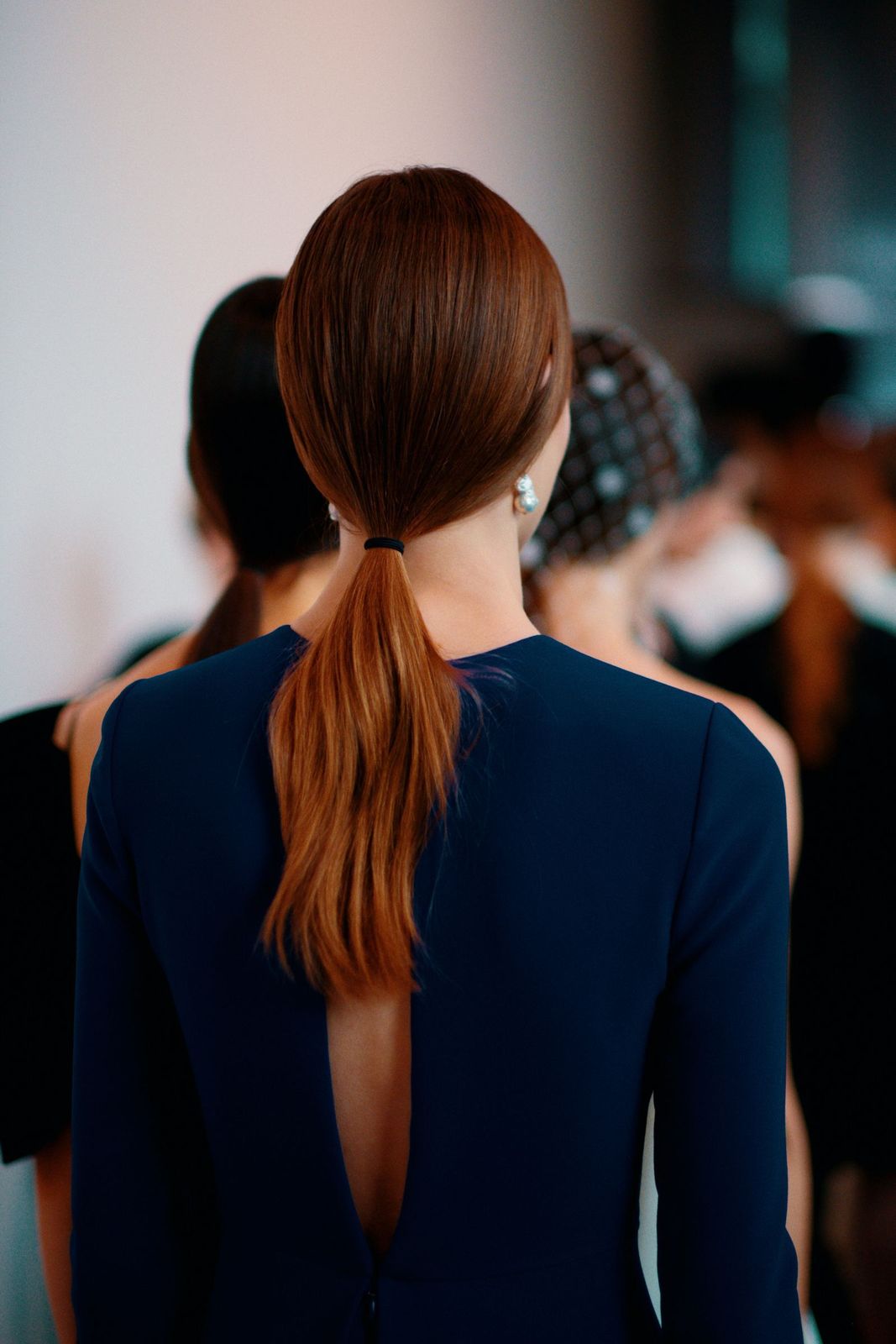 Simple Reddish Brown Collarbone Ponytail Simple Reddish Brown Collarbone Ponytail — Winter Ponytail Hairstyles