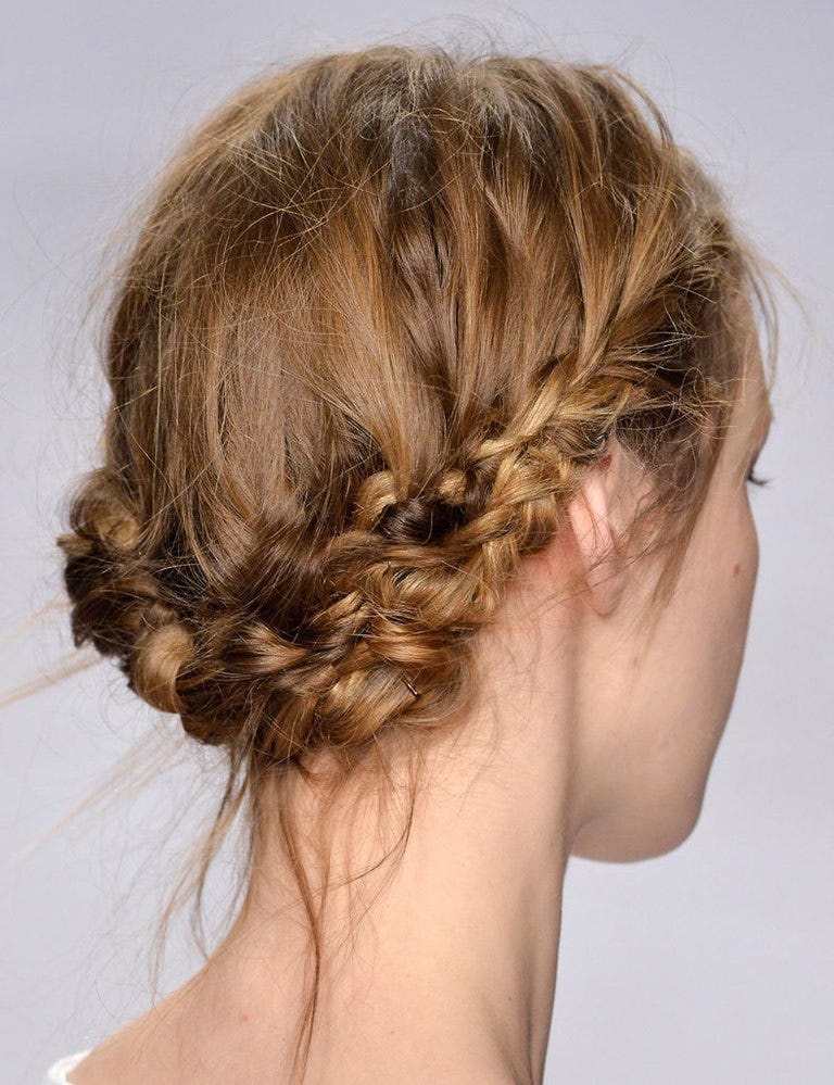 Wavy Braided Updo Wavy Braided Updo — Winter Natural Hairstyles