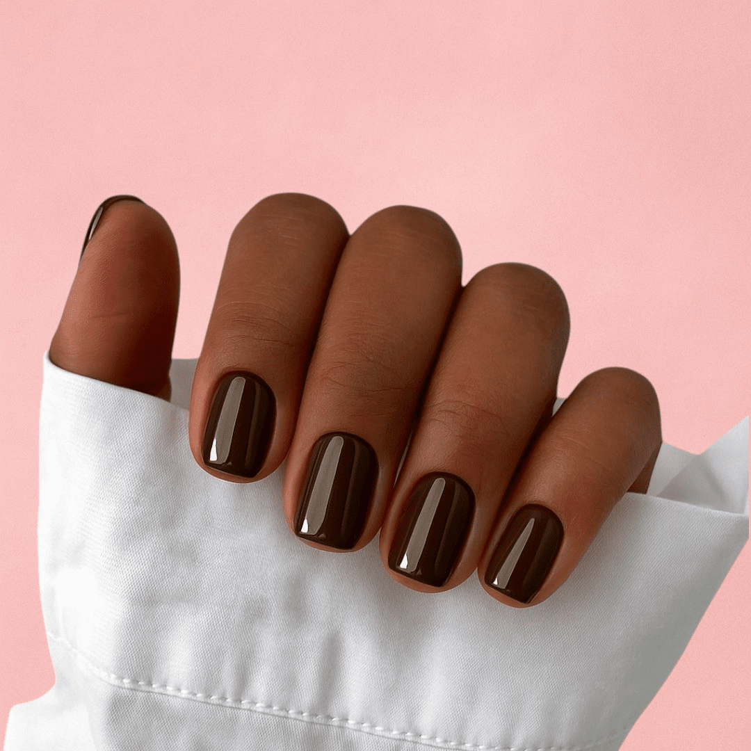 Visual Idea Visual Idea — Chocolate Brown Nails