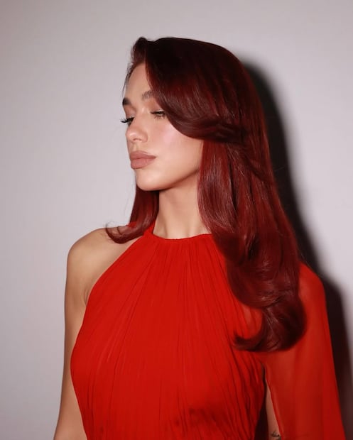 Smooth Blowout With Warm Cola Undertones Smooth Blowout With Warm Cola Undertones — Cherry Cola Hair Color