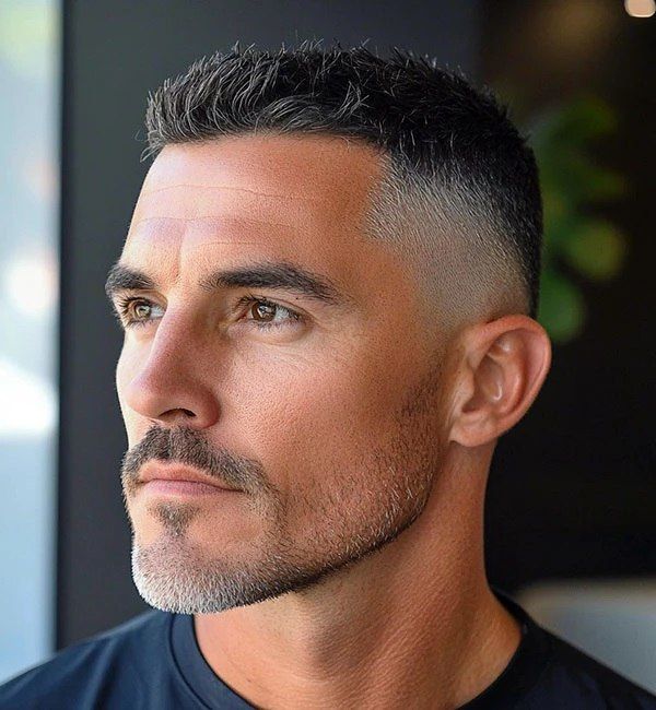 Salt And Pepper Visual Idea — Winter Hairstyles for Men
