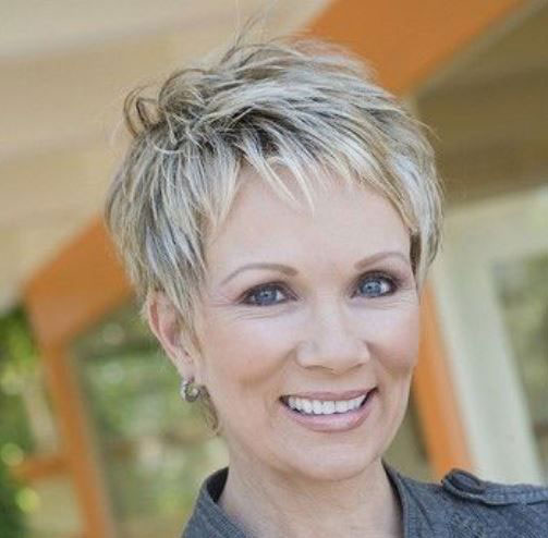 Choppy Blonde Pixie Cut — Winter Haircuts for Women Over 40