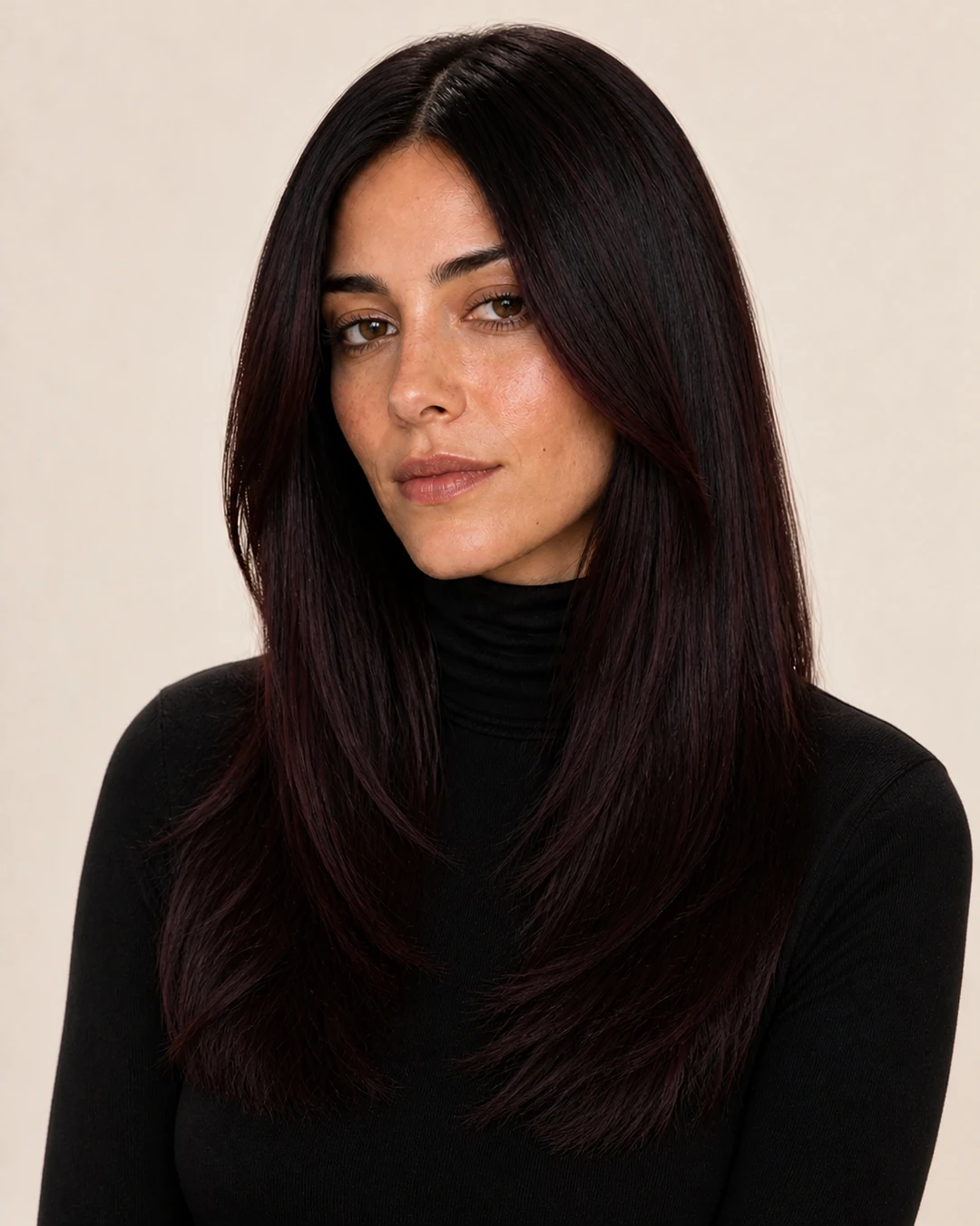 Mid-Back Deep Burgundy Cherry Cola Straight Mid-Back Deep Burgundy Cherry Cola Straight — Cherry Cola Hair Color