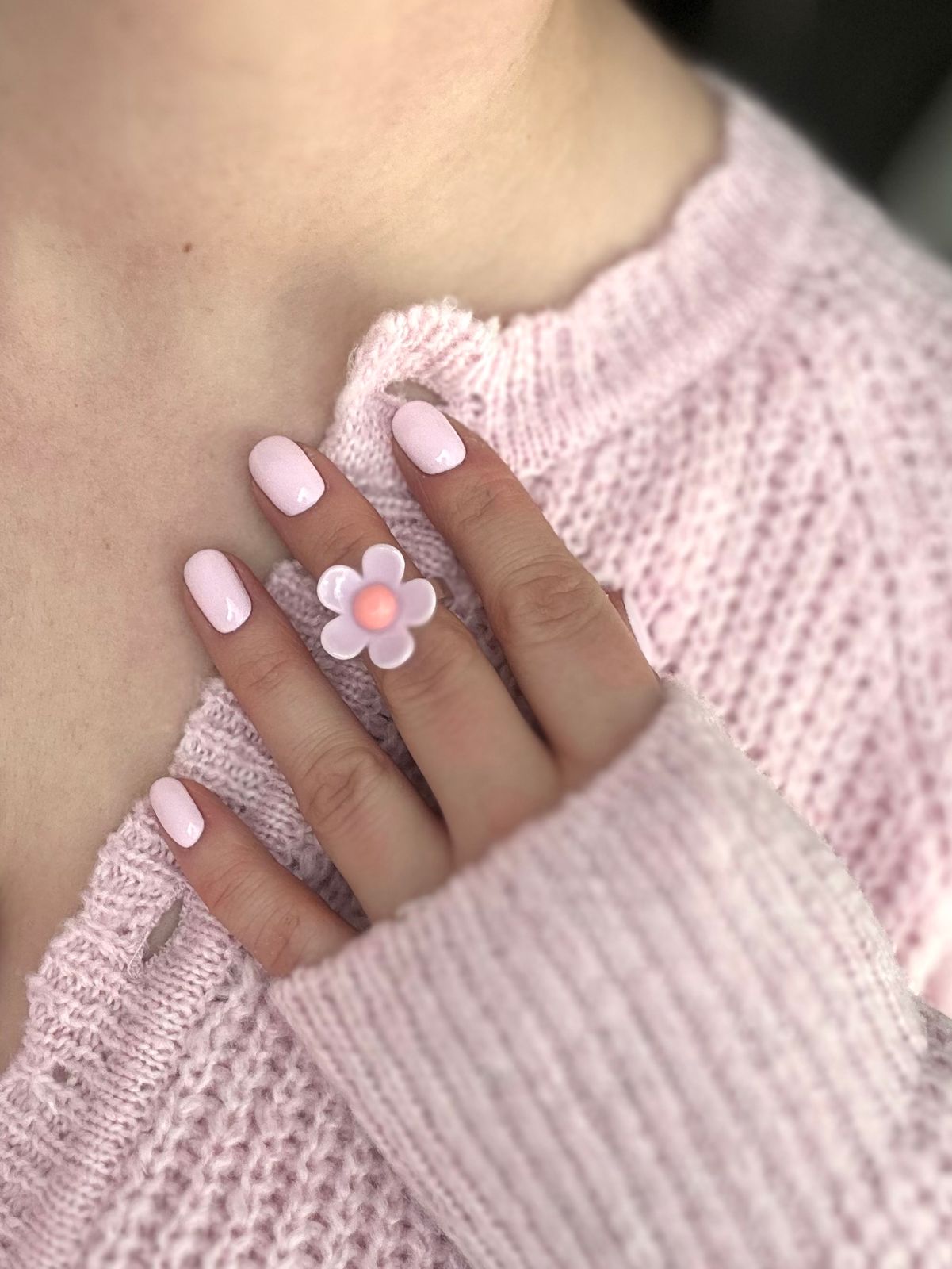 Solid Color On All Nails Visual Idea Solid Color On All Nails Visual Idea — Winter Lavender Nails
