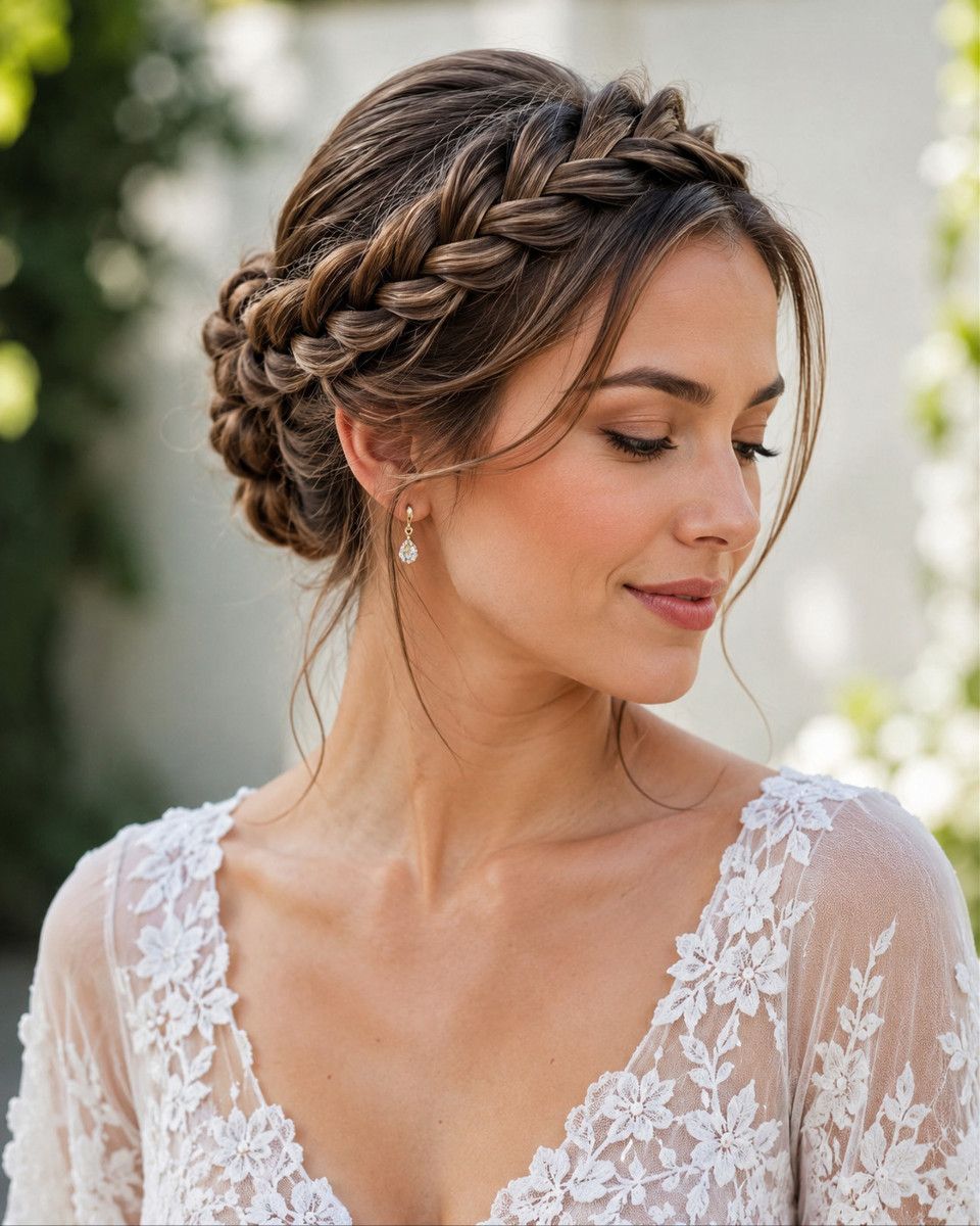 Long Layers Visual Idea — Winter Bun Hairstyles