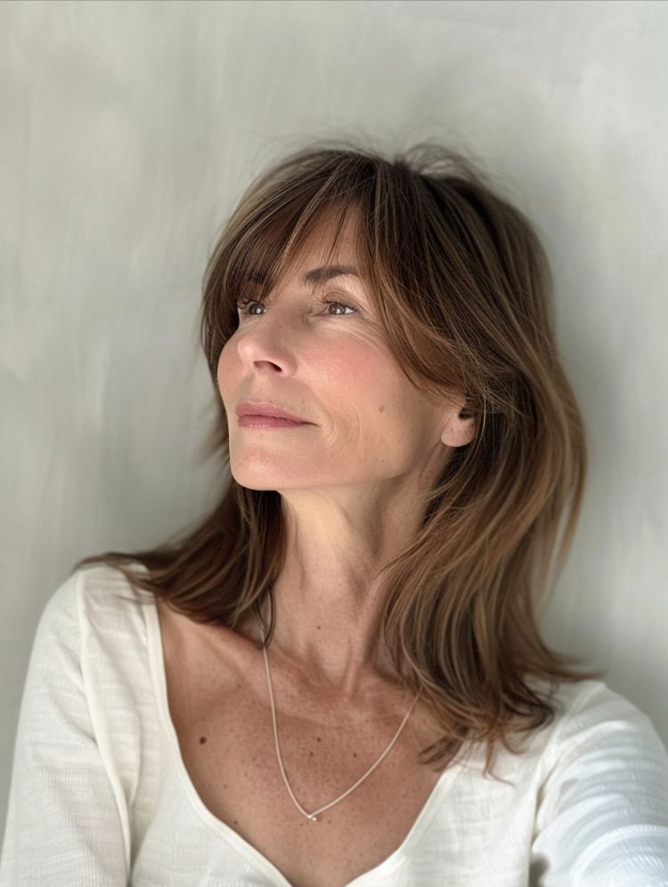 Shoulder Visual Idea — Winter Hairstyles for Women Over 50