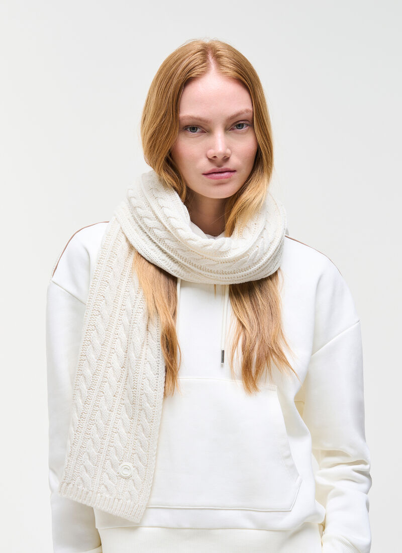 Cream White Visual Idea — Winter Protective Hairstyles