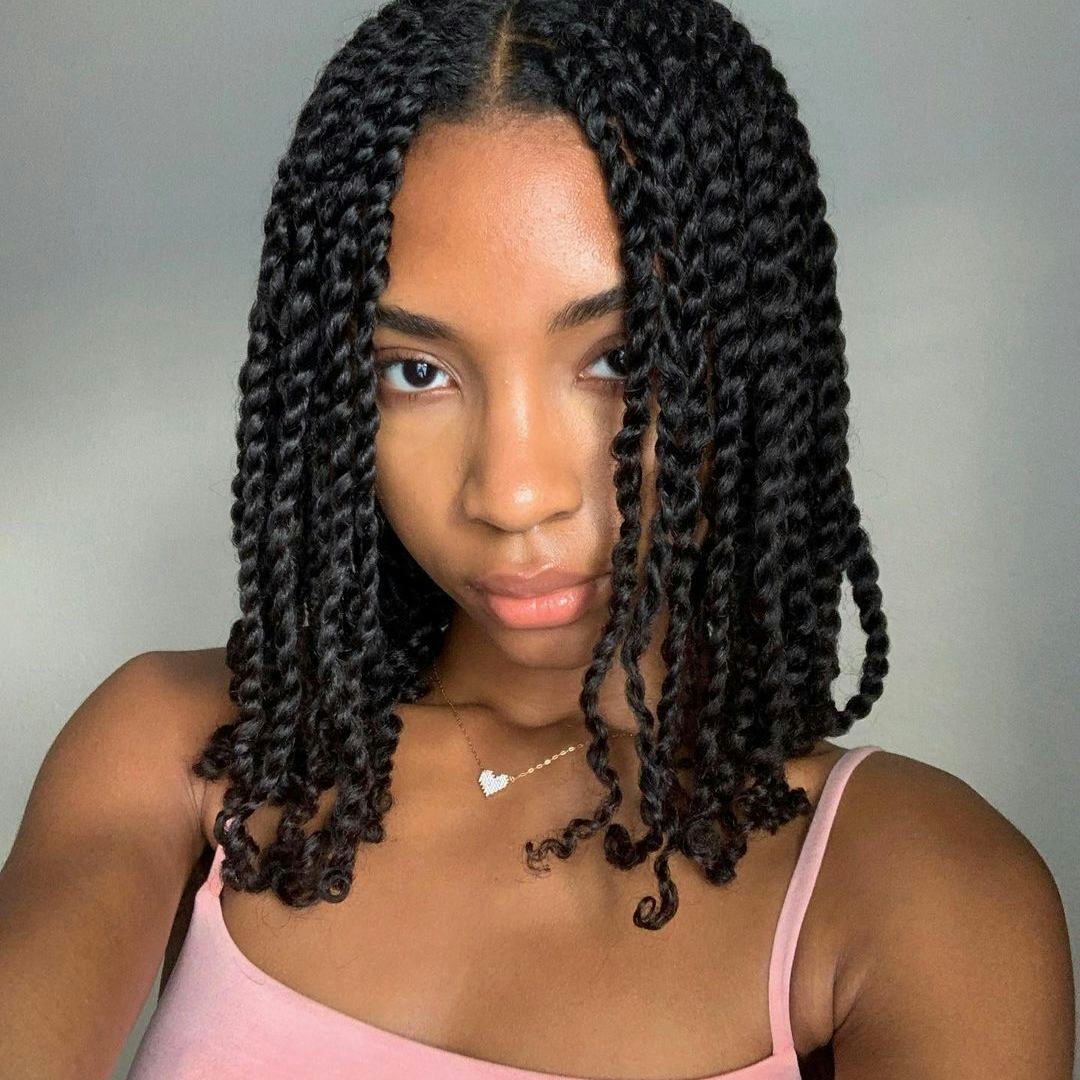 10 Short Natural Hair Twist Styles To Try This Winter