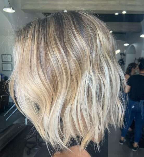 Chin Angled Bob With Blunt Bangs — Winter Hairstyles for Thin Hair