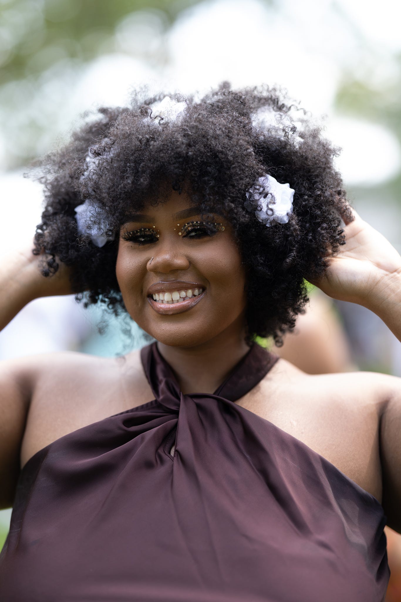 Shoulder Length Black Afro Shoulder Length Black Afro — Winter Haircuts for Black Women