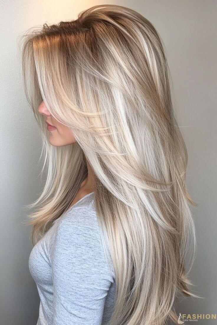 Icy Platinum Blonde With Ash Icy Platinum Blonde With Ash — Winter Hair Colors