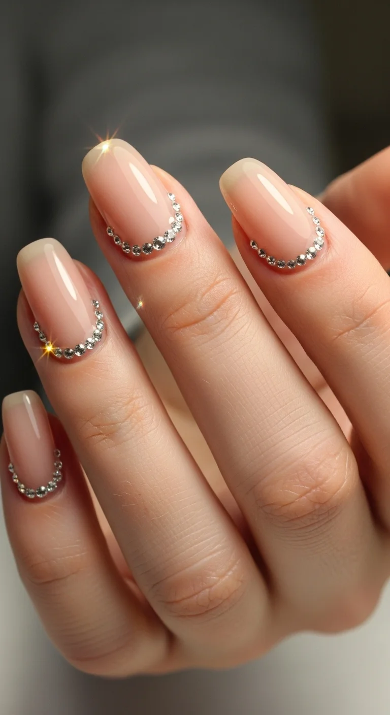 Holographic French Tips Holographic French Tips — New Years Nail Designs 2027